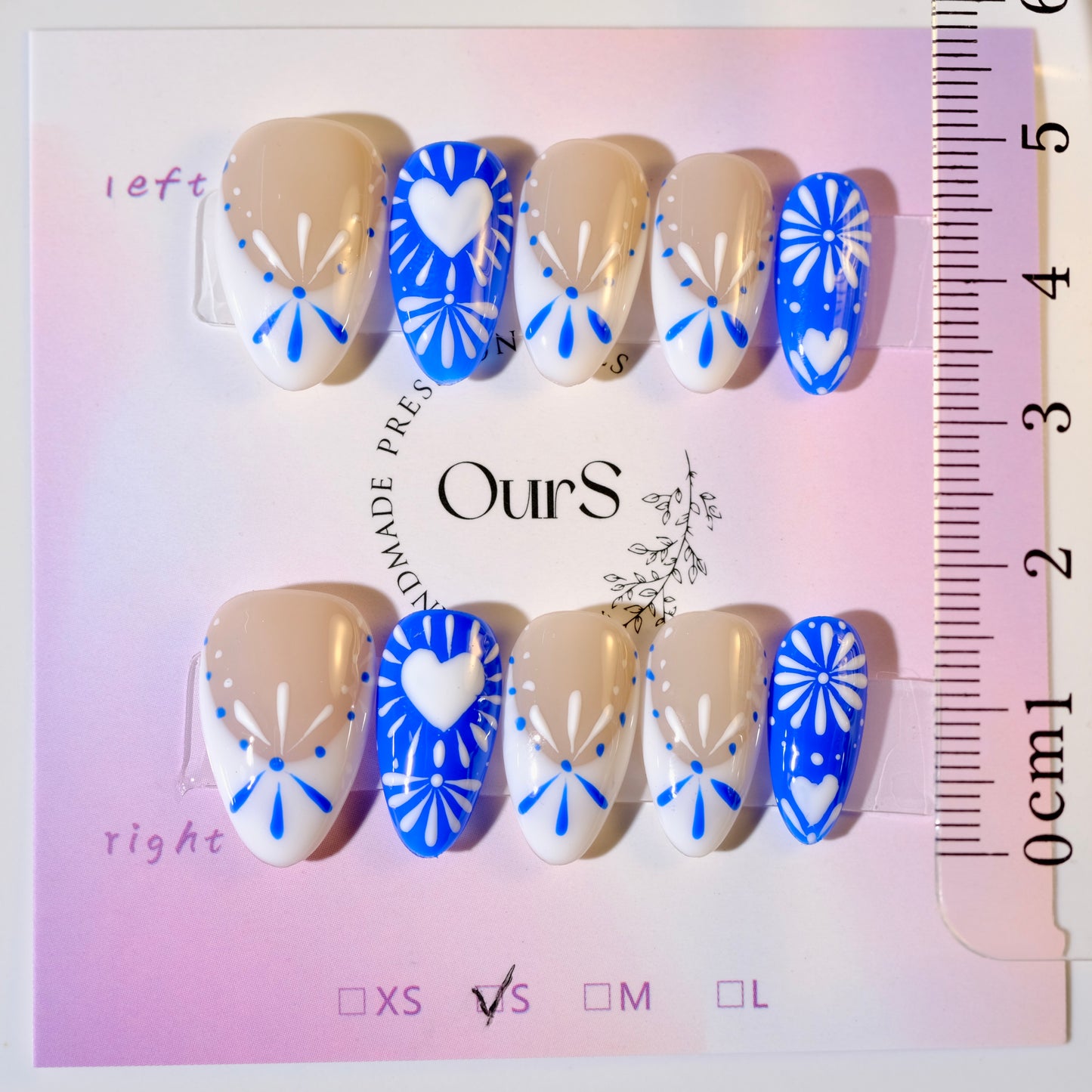 Santorini in Blue & White