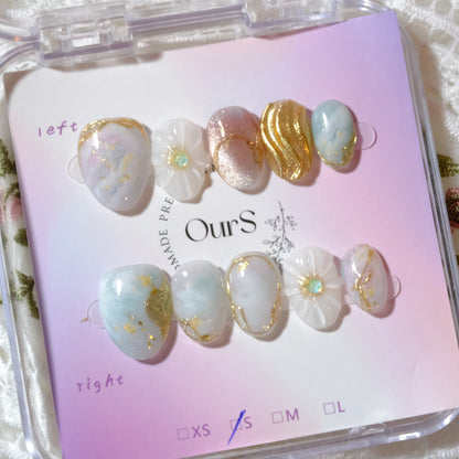 Seashell Marble Garden