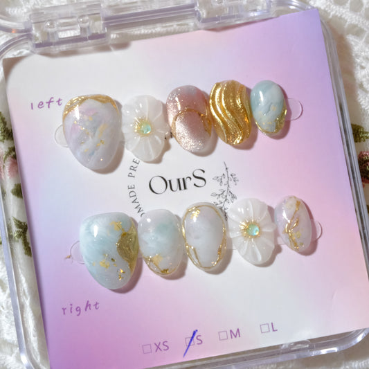 Seashell Marble Garden