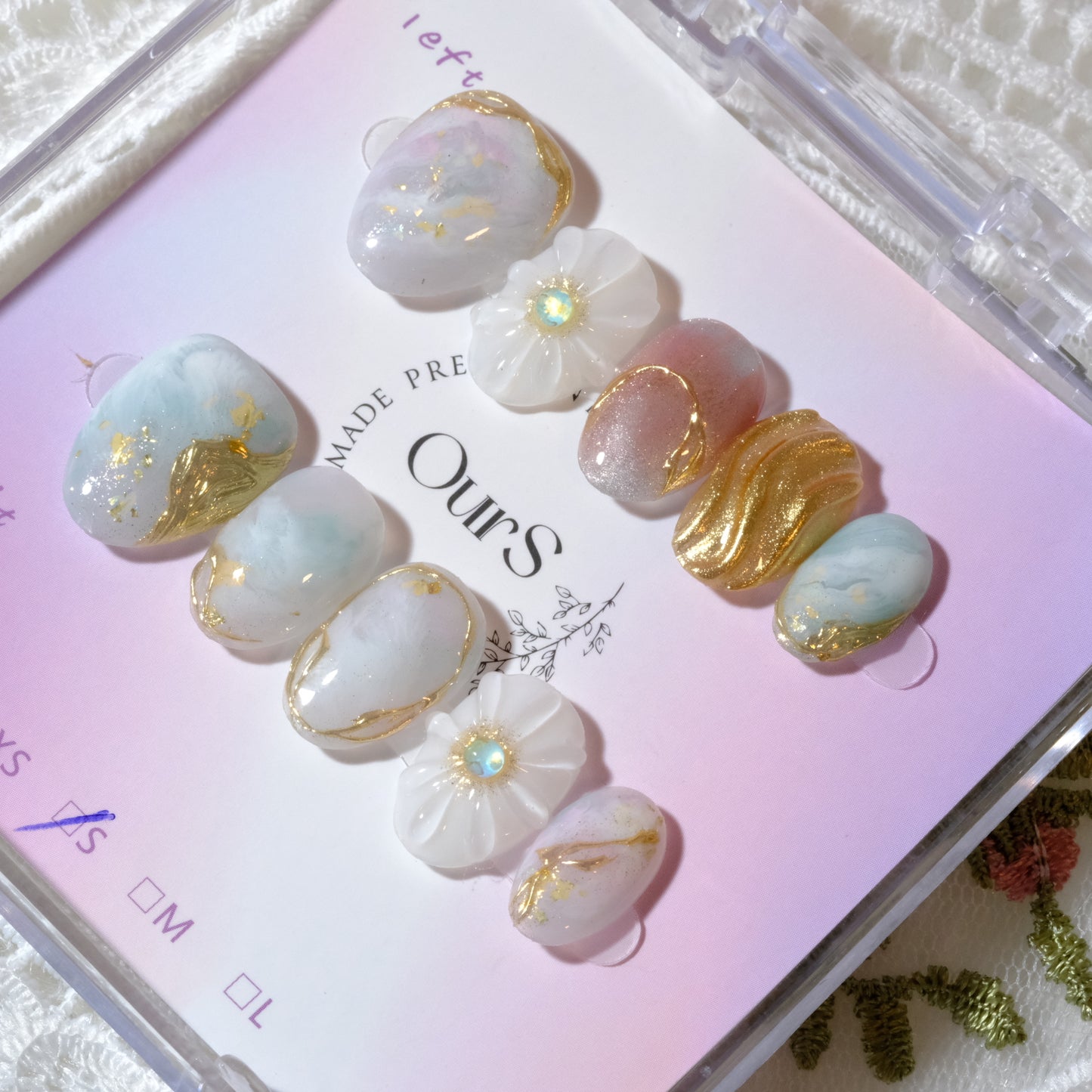 Seashell Marble Garden
