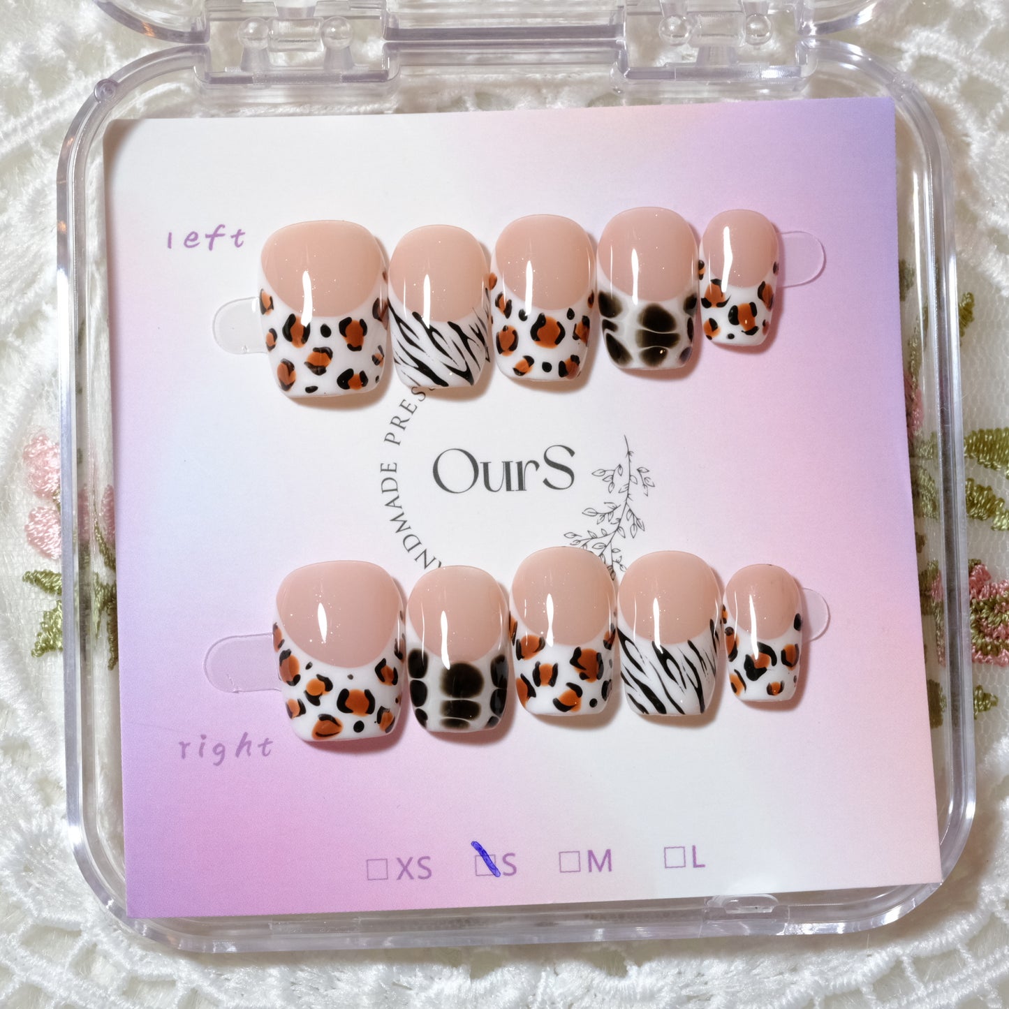 Safari Wildstyle French Tips