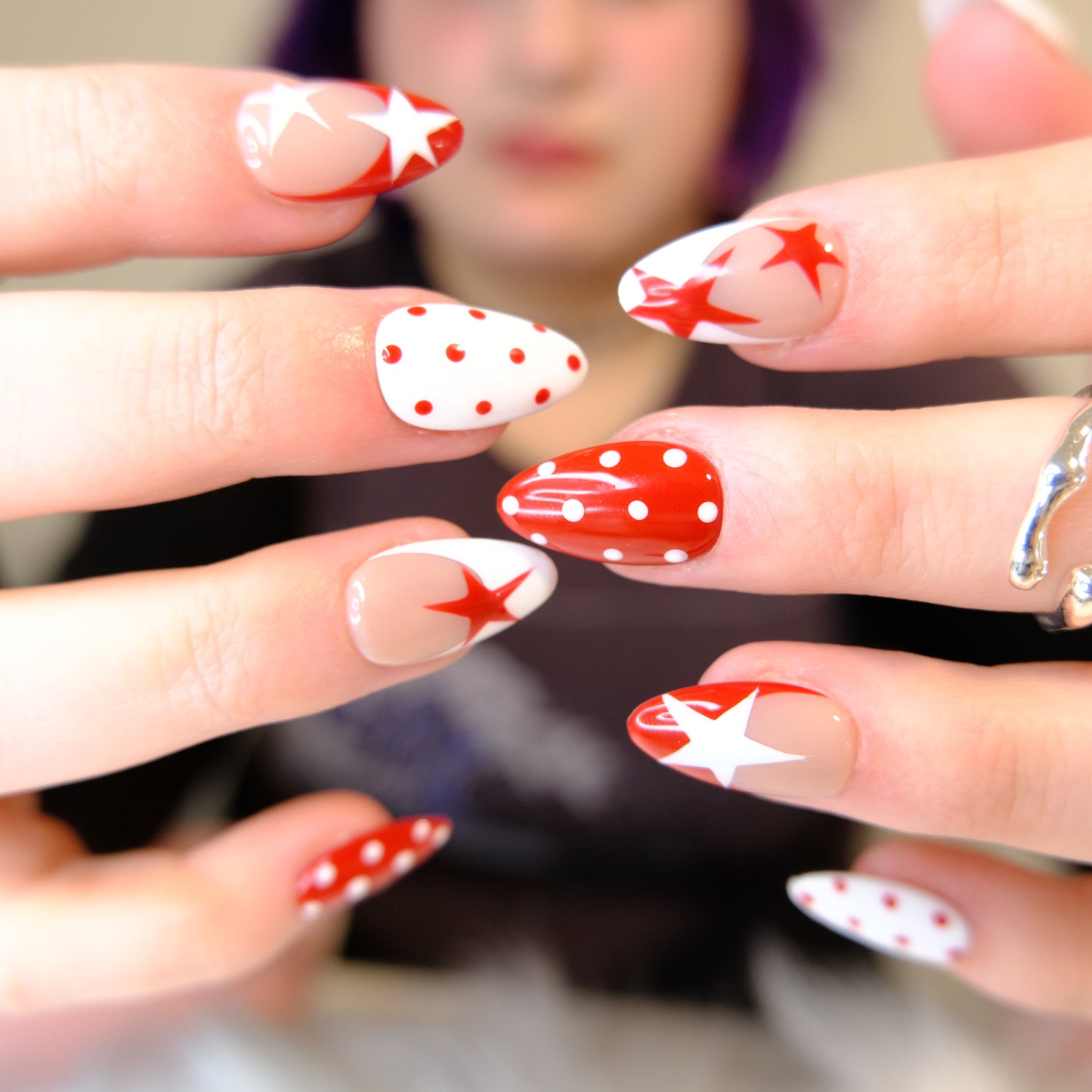 Red Velvet Polka Dot