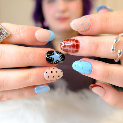 Midnight Star Sprinkles with Polka Dots