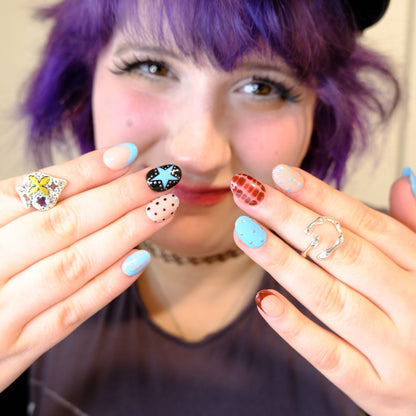 Midnight Star Sprinkles with Polka Dots