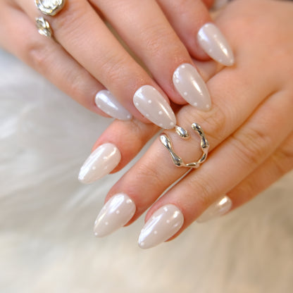 Frosted Glass with Polka Dots