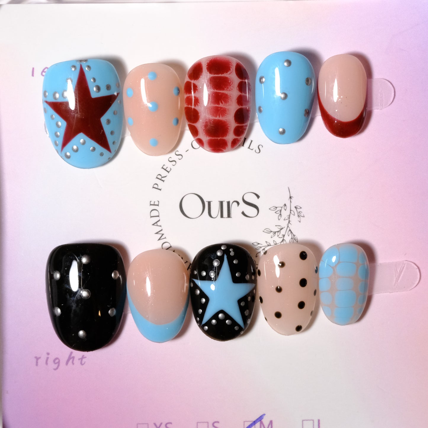 Midnight Star Sprinkles with Polka Dots