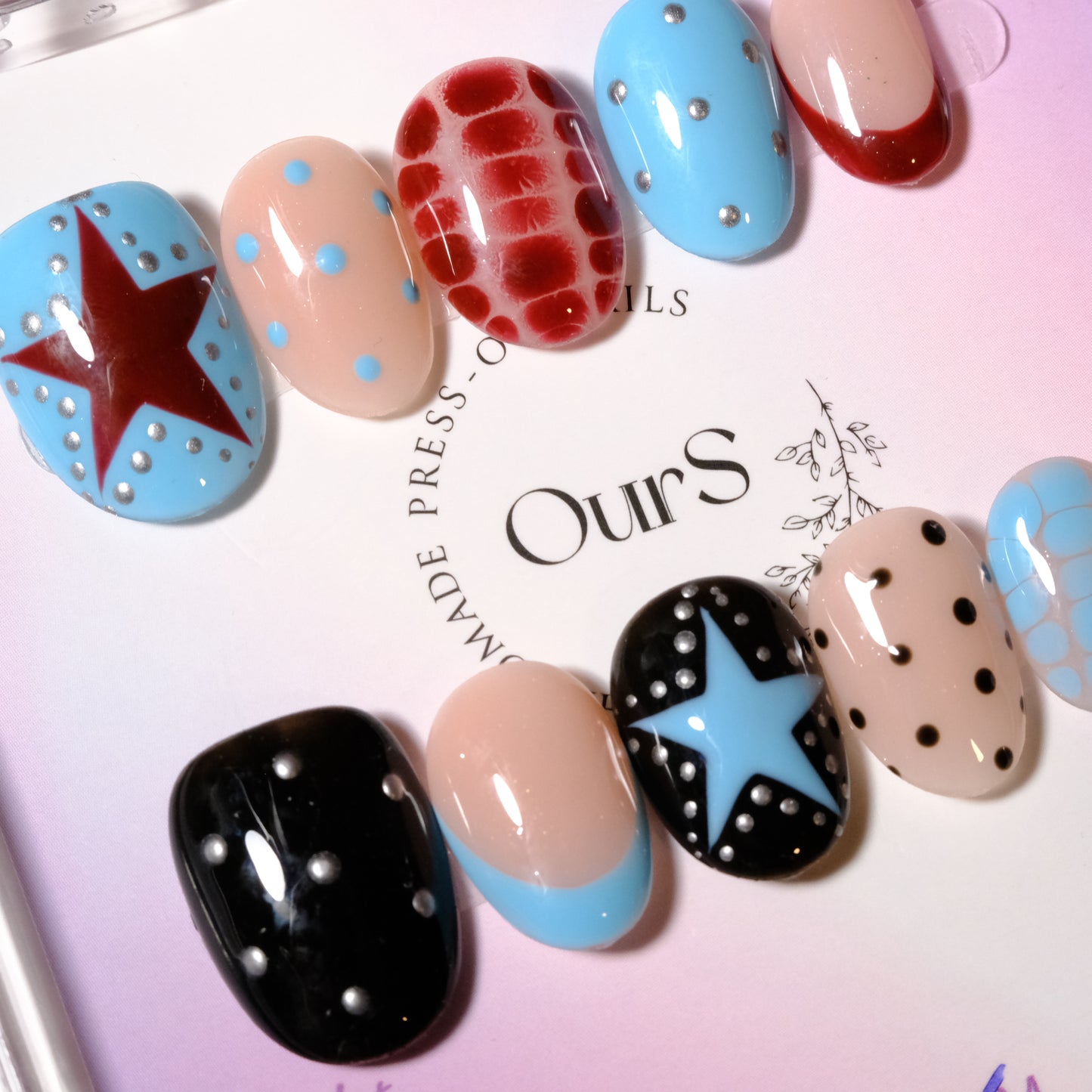 Midnight Star Sprinkles with Polka Dots