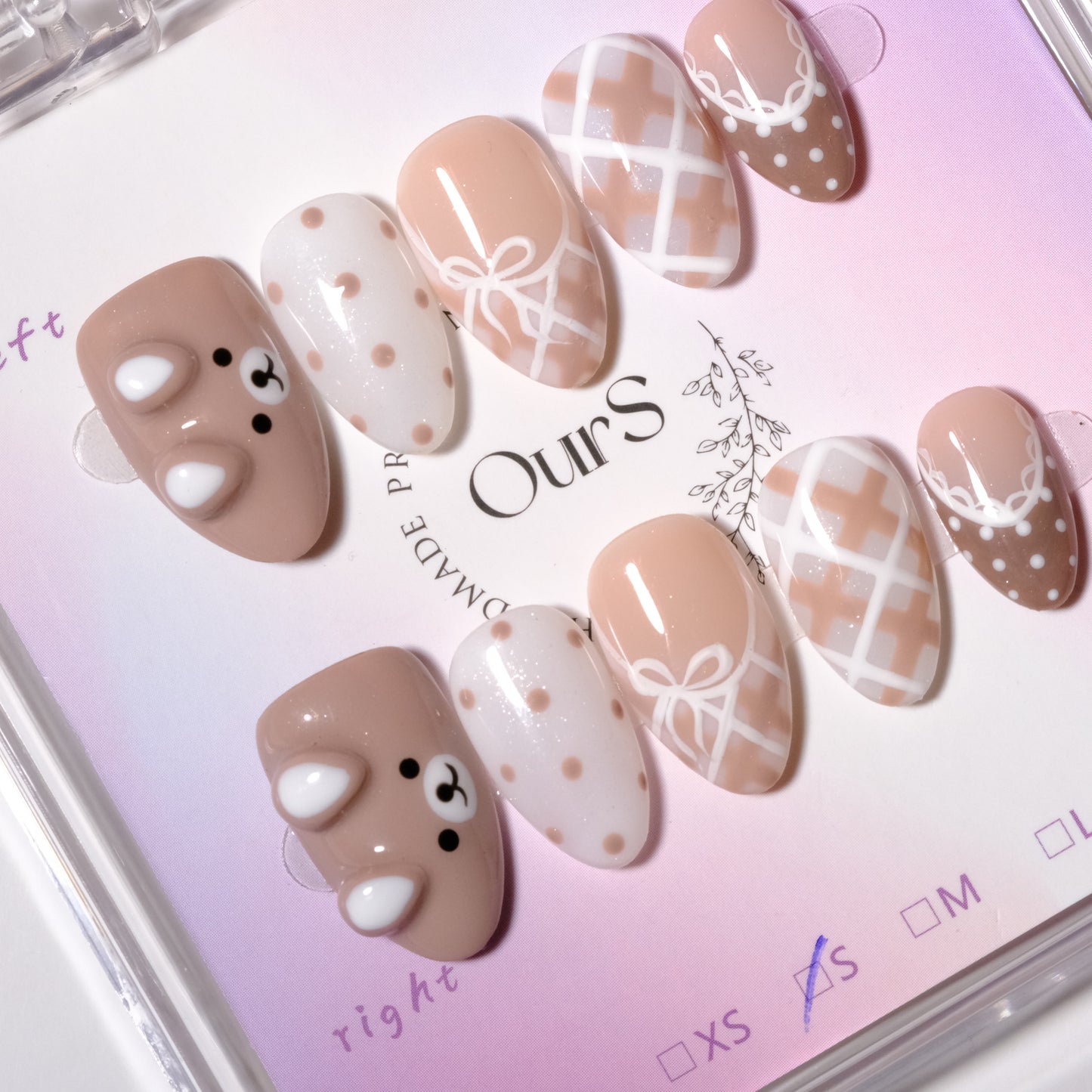 Ballet Brown Bear with Polka Dots