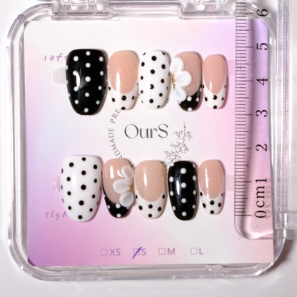 Polka Chic Noir