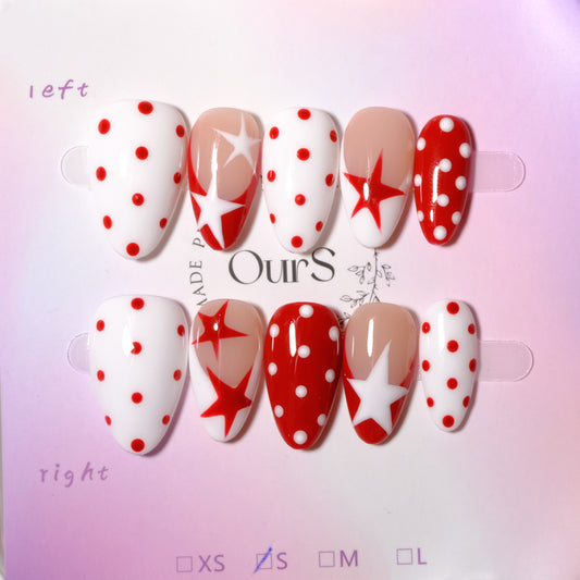 Red Velvet Polka Dot