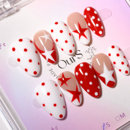 Red Velvet Polka Dot