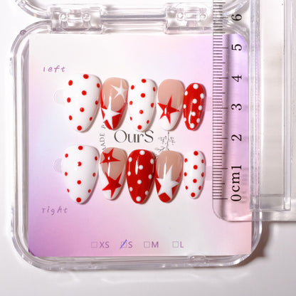 Red Velvet Polka Dot