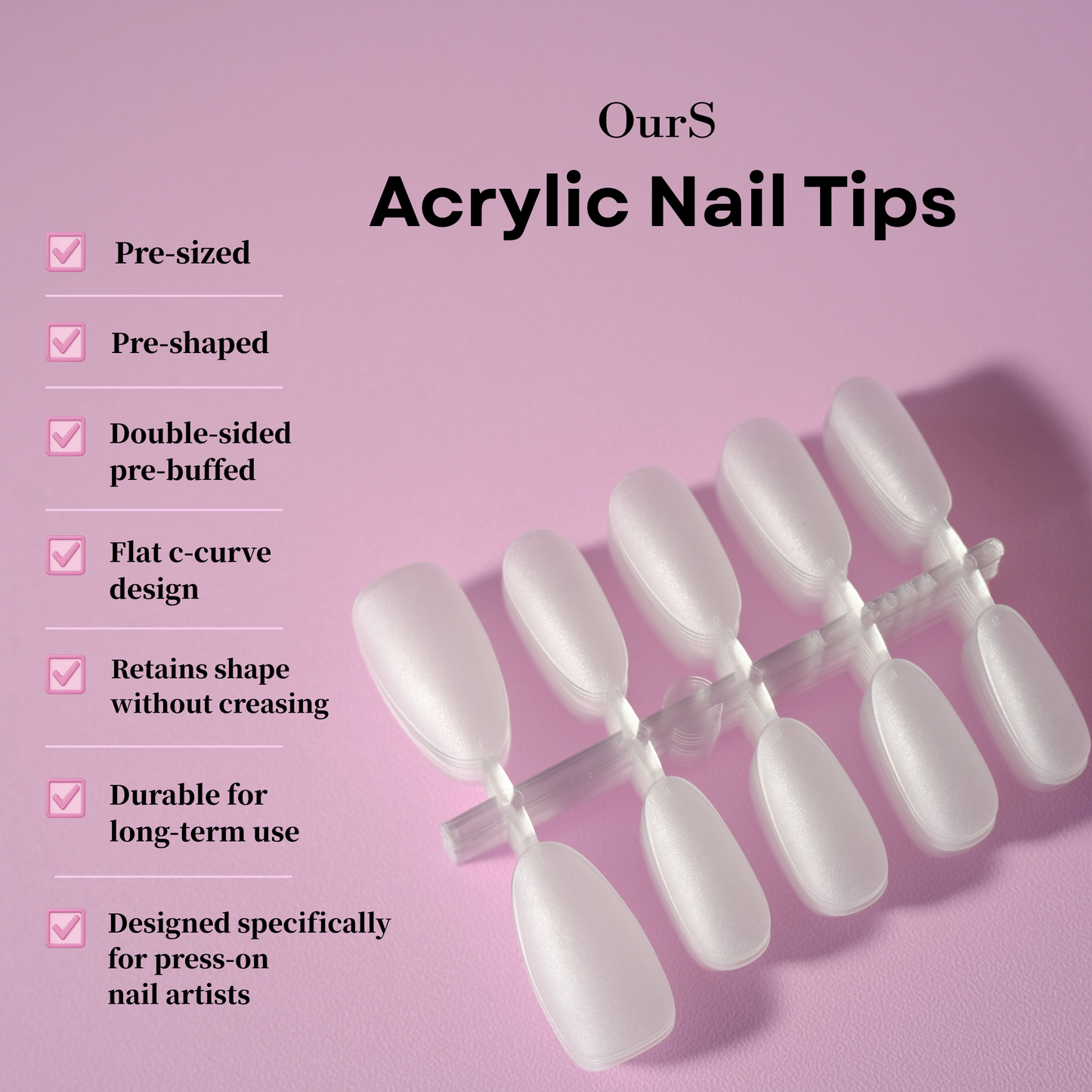 Pre-Sized Nail Tips